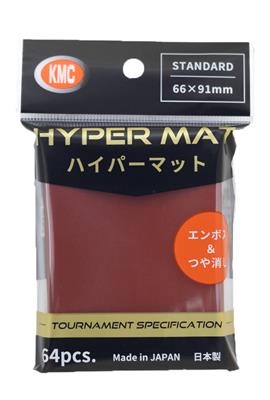 KMC Hyper Mat Red Sleeves – Standard Size 64
