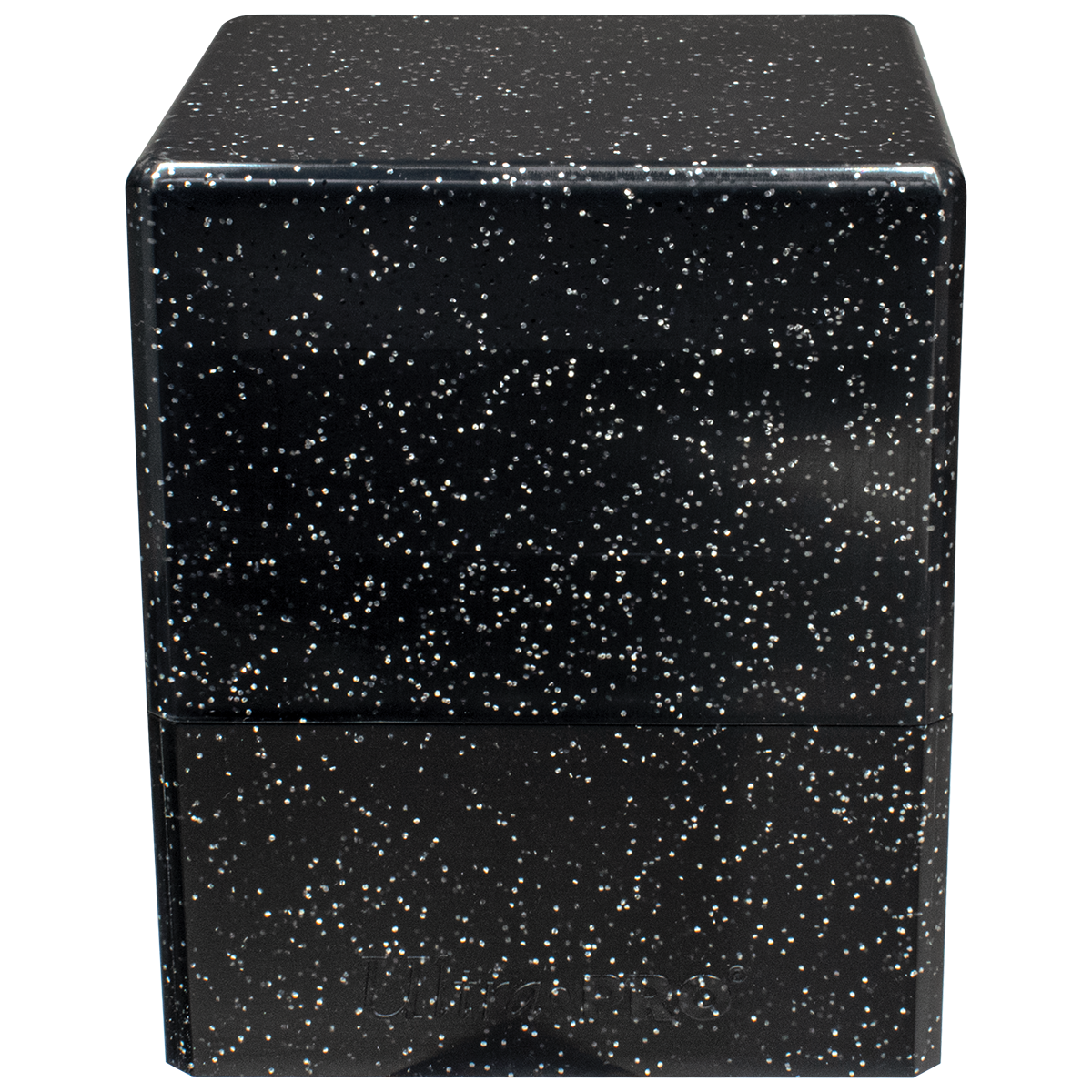 Ultra Pro Satin Cube Glitter Nera – Deck Box 100+ Carte TCG