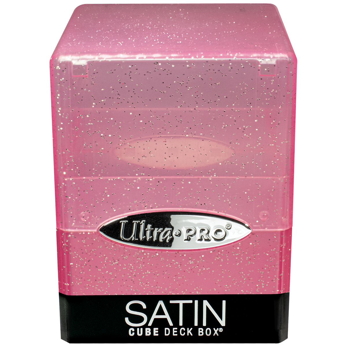 Ultra Pro Satin Cube Glitter Rosa – Deck Box 100+ Carte TCG