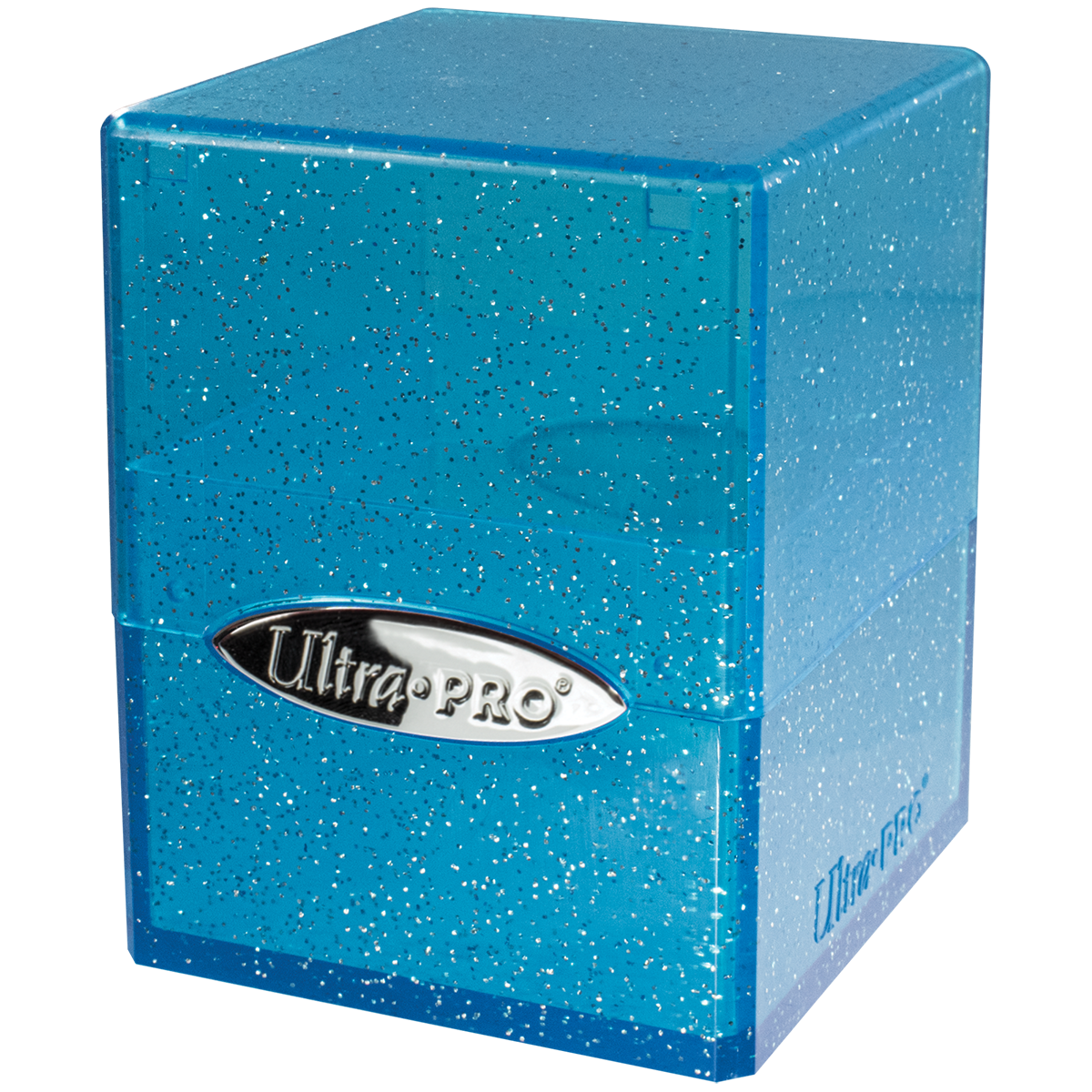 Ultra Pro Satin Cube Glitter Blu – Deck Box 100+ Carte TCG