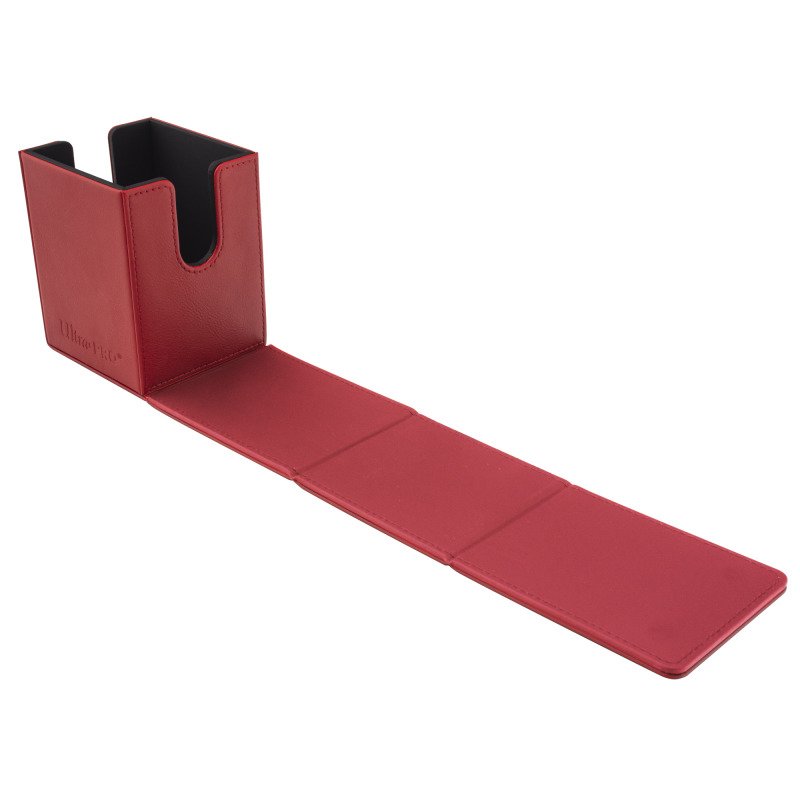 Ultra PRO Alcove Flip Vivid – Red – Deck Box 100+ Carte TCG