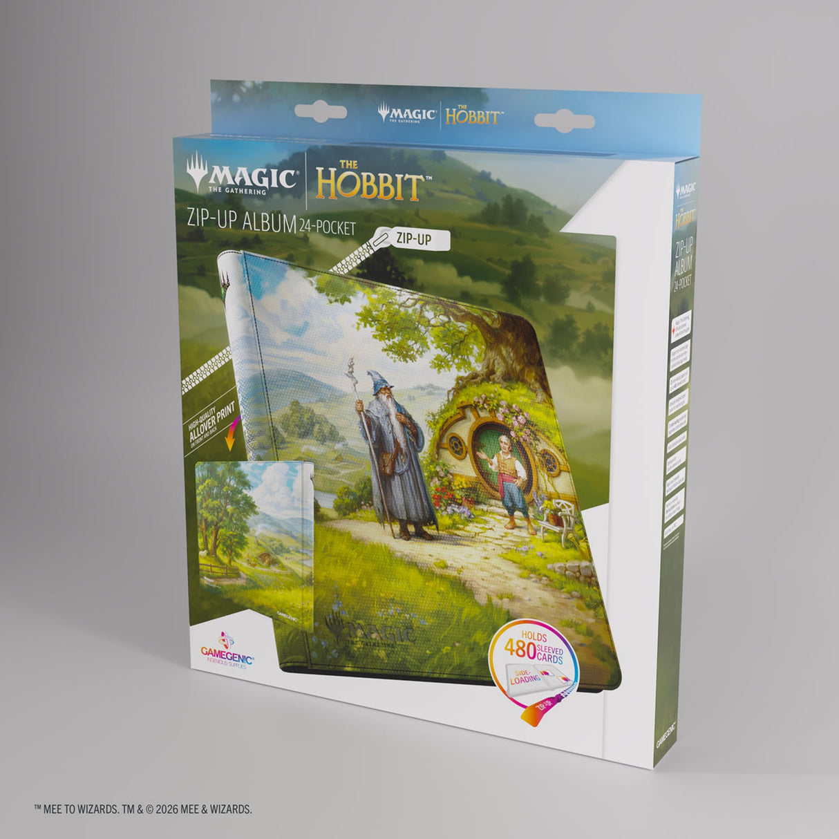 Gamegenic MTG The Hobbit Zip-Up Album 24-Pocket – The Shire