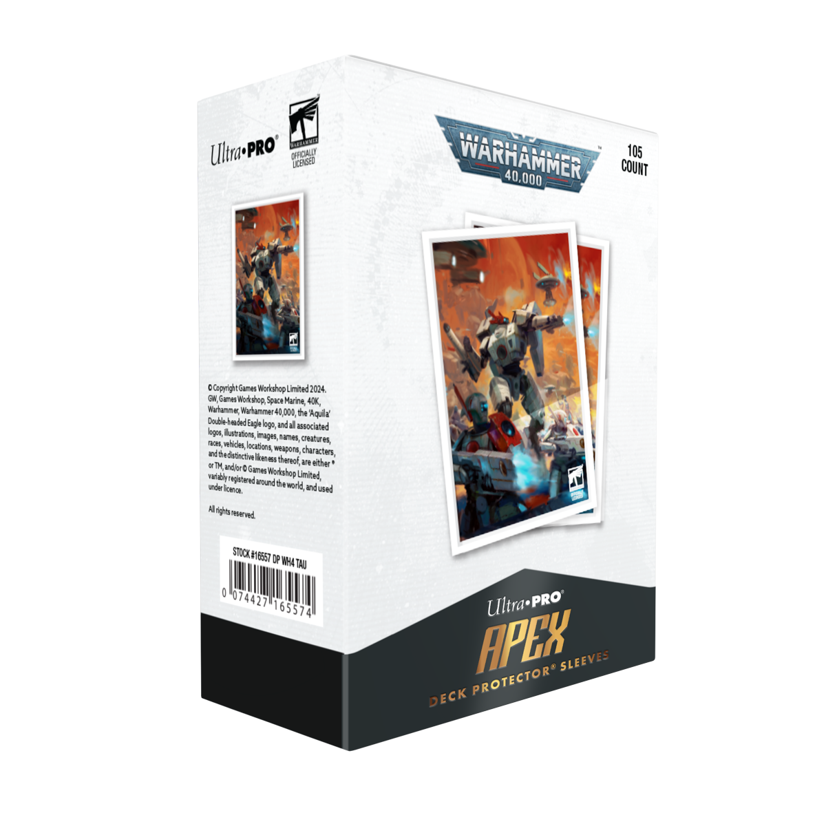 Ultra PRO Apex Sleeves – Warhammer 40,000 T'au Empire 105 bustine