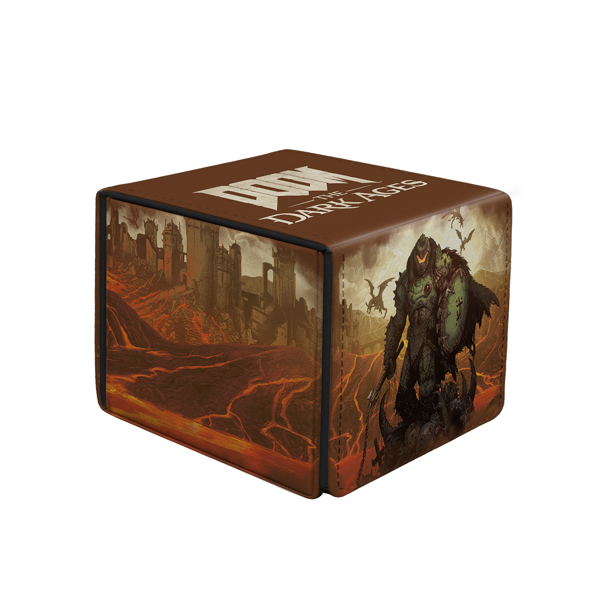 Ultra Pro Alcove Edge Deck Box – Doom The Dark Ages Wrath