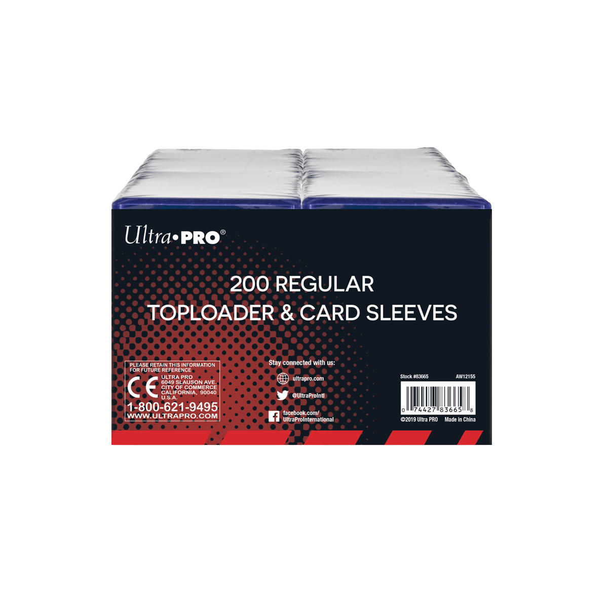 Ultra PRO – Bundle 200× Toploader 3″×4″ + 200× Soft Sleeves (standard 2.5″×3.5″, fino a 35 pt)