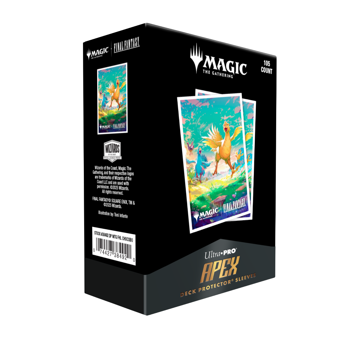 Ultra PRO Apex Sleeves – Magic: The Gathering Final Fantasy “Chocobo" 105 bustine