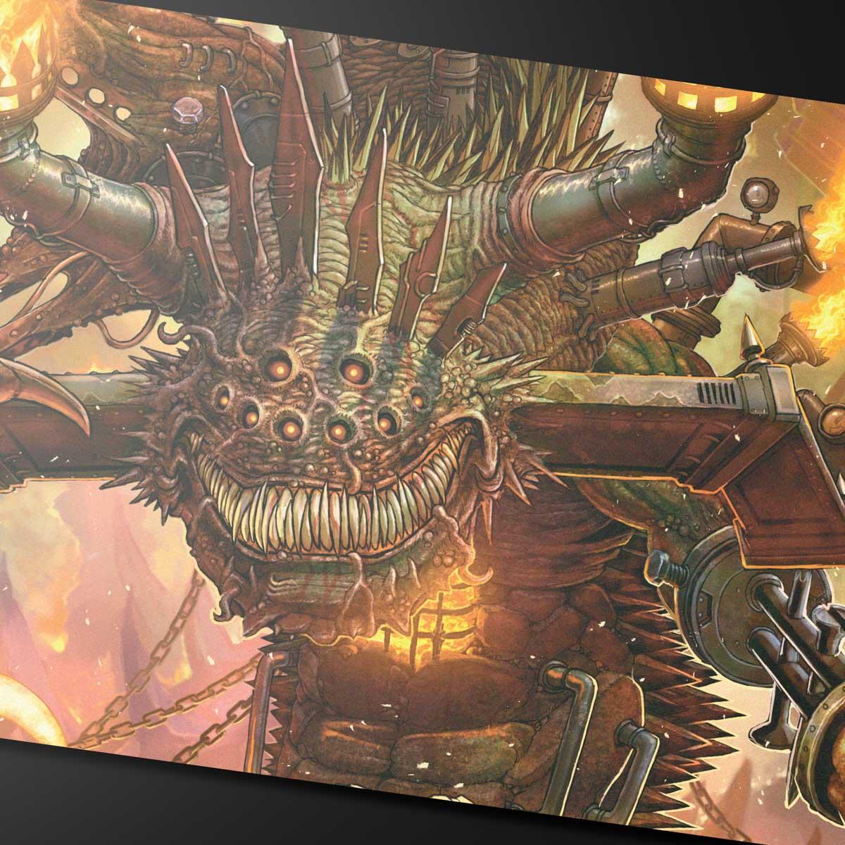 Ultra PRO Playmat – Magic: The Gathering Overlord of the Boilerbilges Duskmourn House of Horror