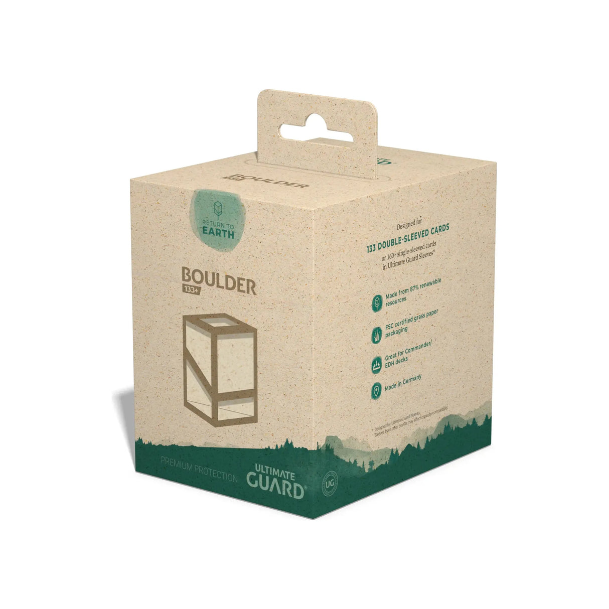 Ultimate Guard - RTE Boulder 133+ Deck Box - Natural