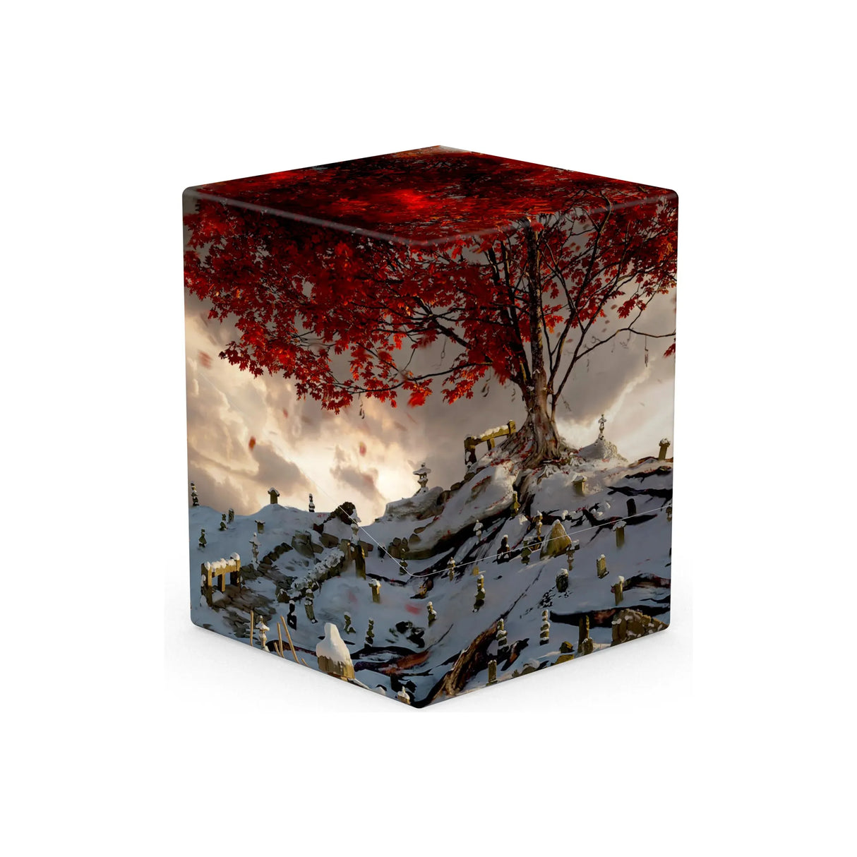 Ultimate Guard - RTE Boulder 100+ Deck Box - Artist Edition #2 Mario Renaud - In Icy Bloom