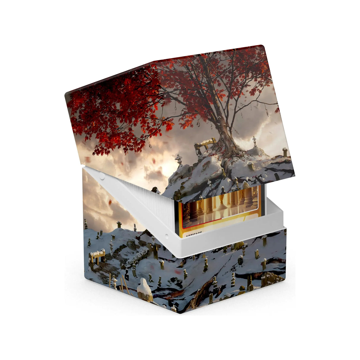 Ultimate Guard - RTE Boulder 100+ Deck Box - Artist Edition #2 Mario Renaud - In Icy Bloom