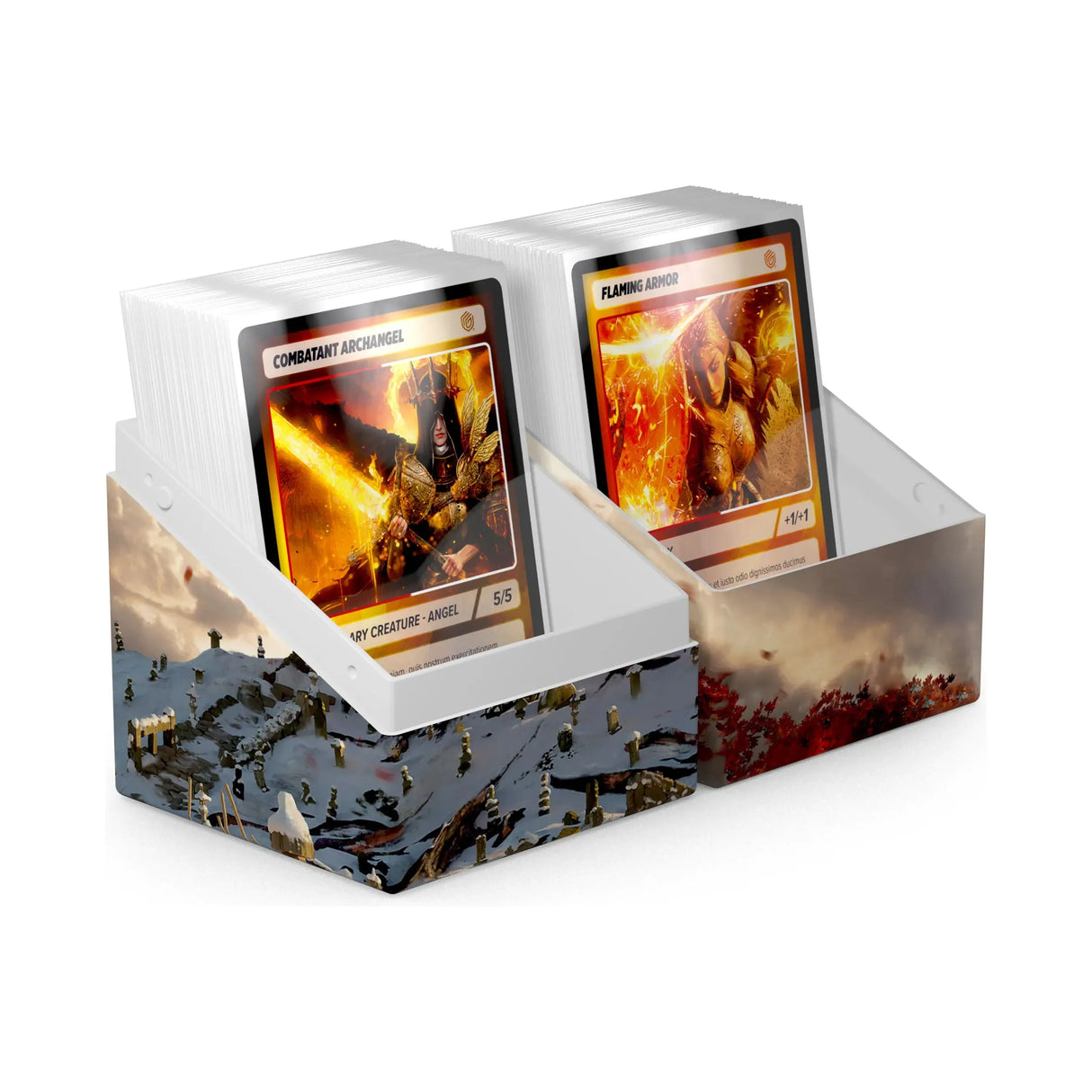 Ultimate Guard - RTE Boulder 100+ Deck Box - Artist Edition #2 Mario Renaud - In Icy Bloom