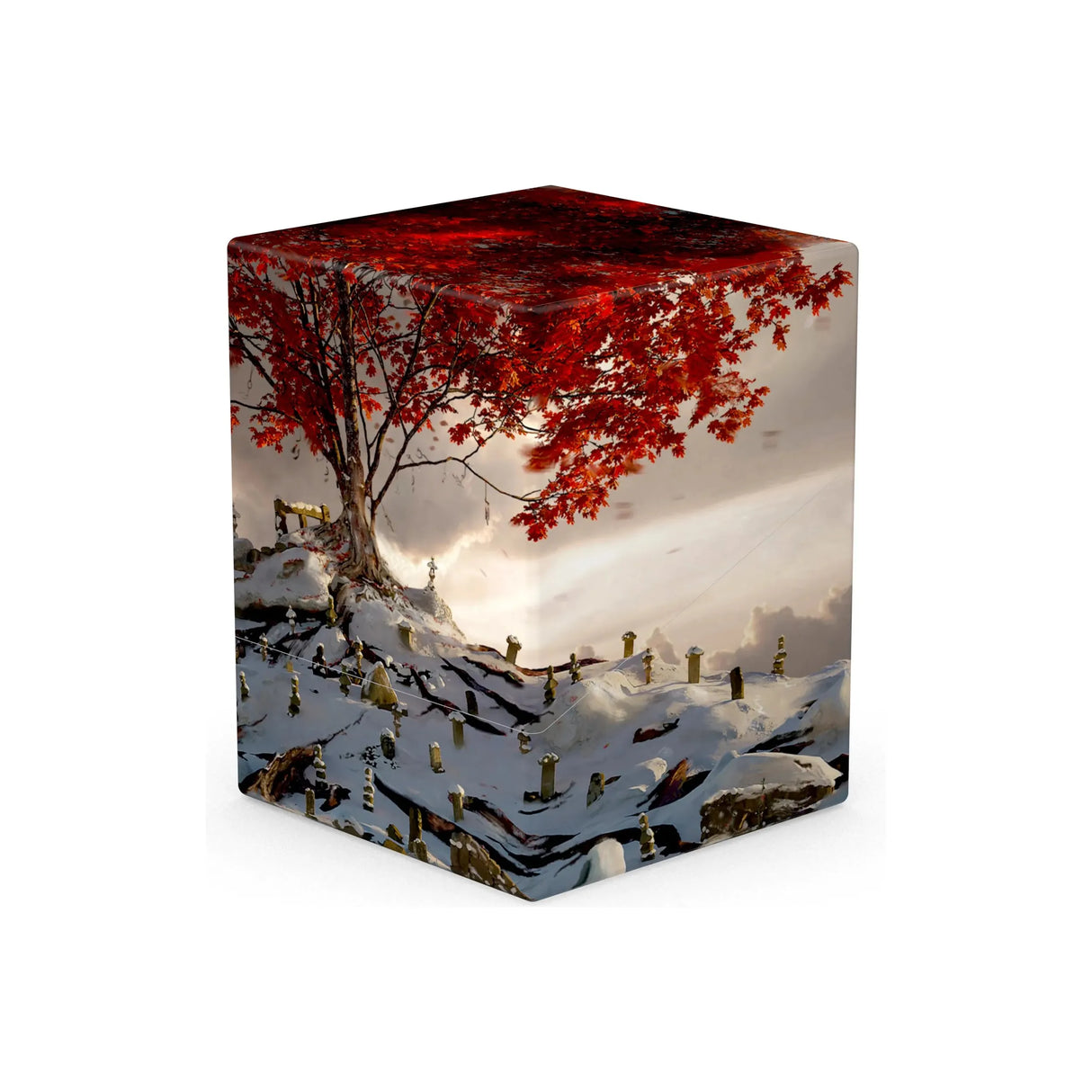 Ultimate Guard - RTE Boulder 100+ Deck Box - Artist Edition #2 Mario Renaud - In Icy Bloom