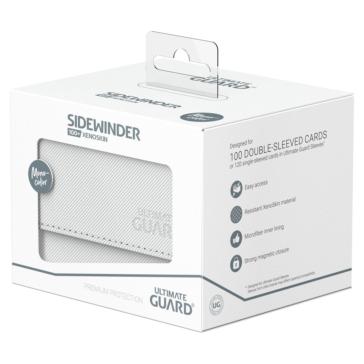 Ultimate Guard - Sidewinder 100+ Xenoskin Deck Box - White