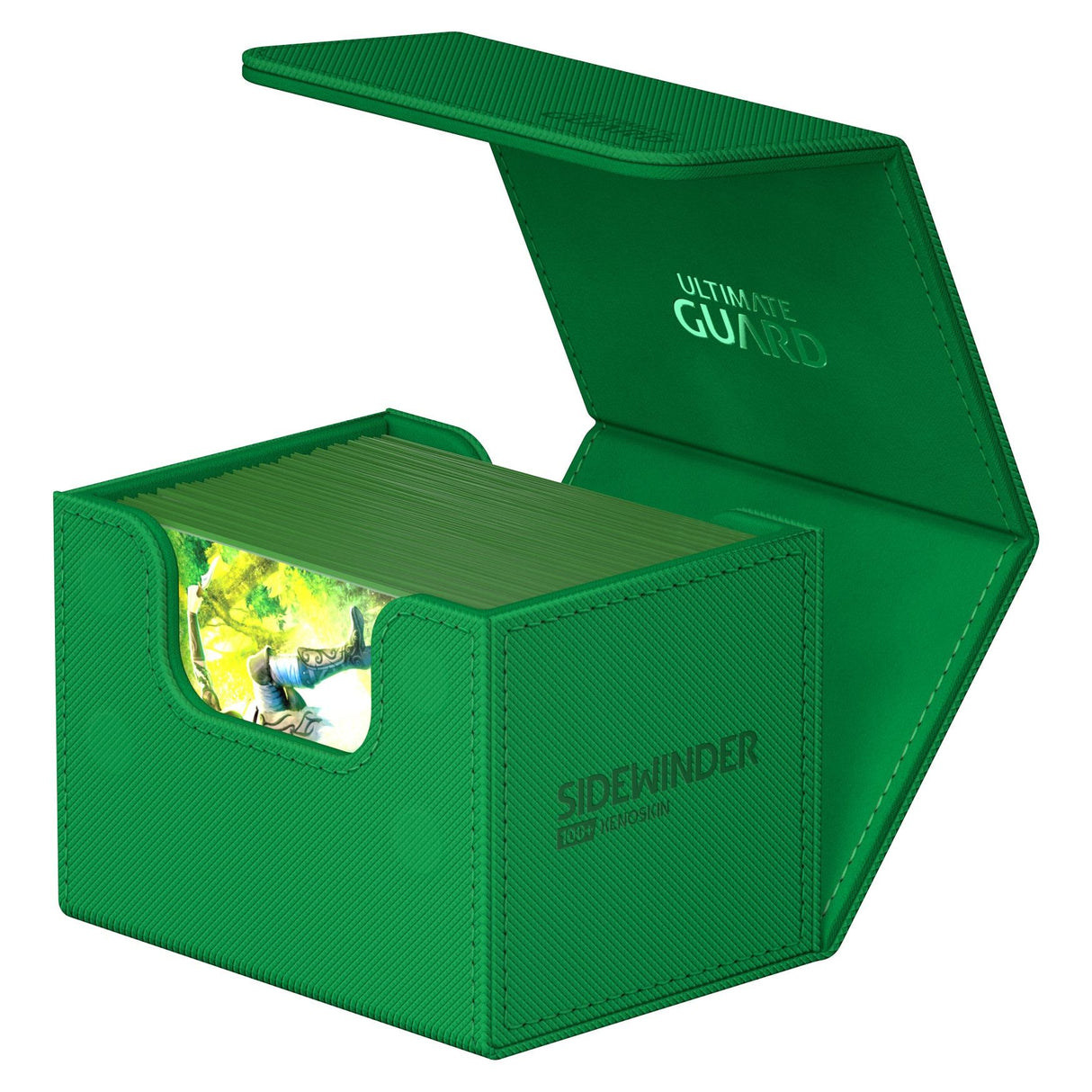 Ultimate Guard - Sidewinder 100+ Xenoskin Deck Box - Green