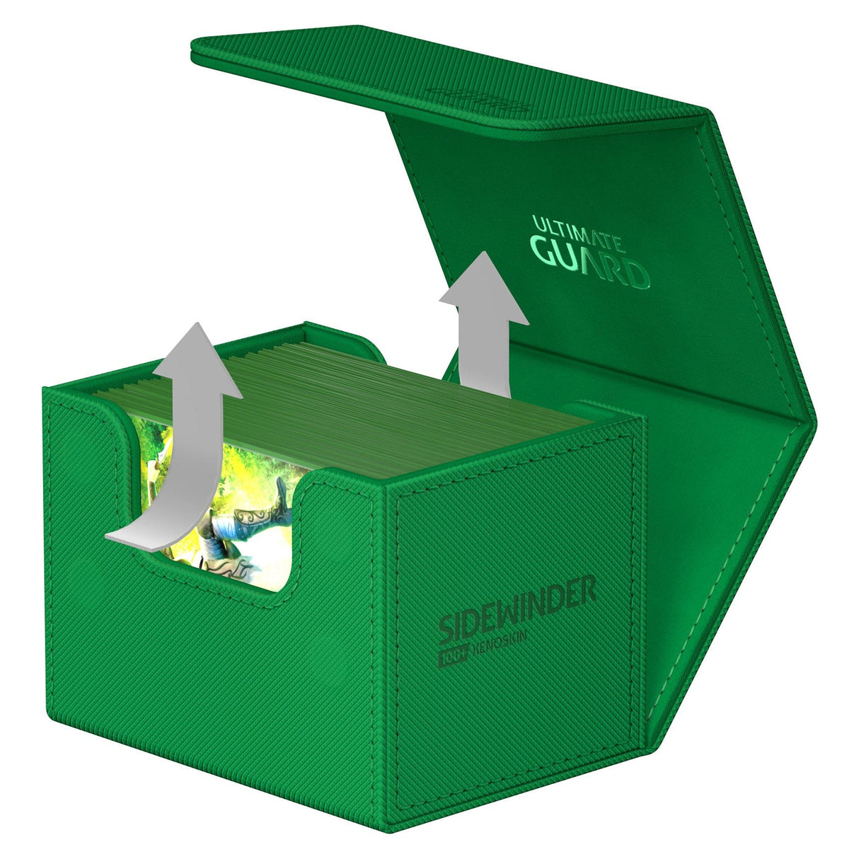 Ultimate Guard - Sidewinder 100+ Xenoskin Deck Box - Green