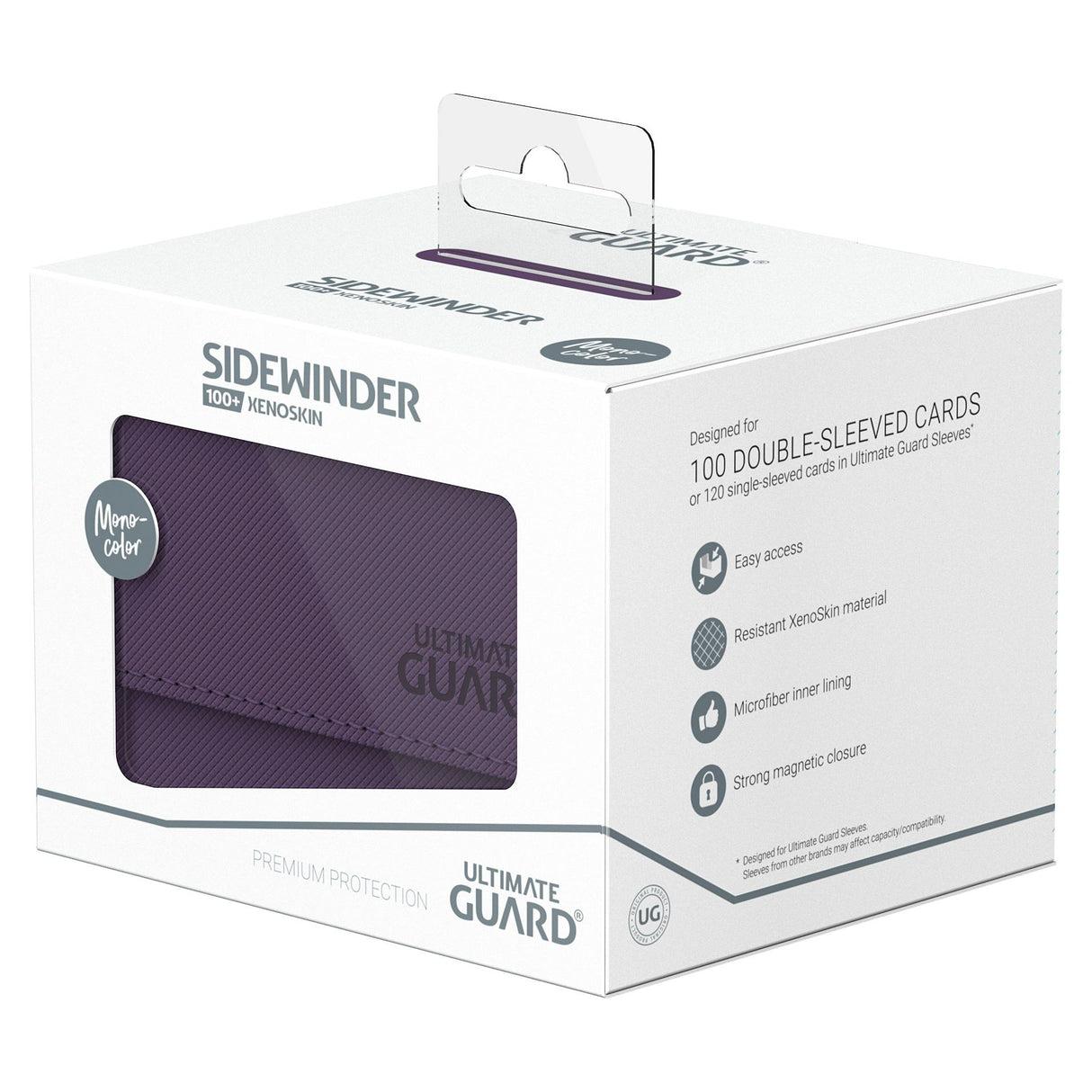 Ultimate Guard - Sidewinder 100+ Xenoskin Deck Box - Purple
