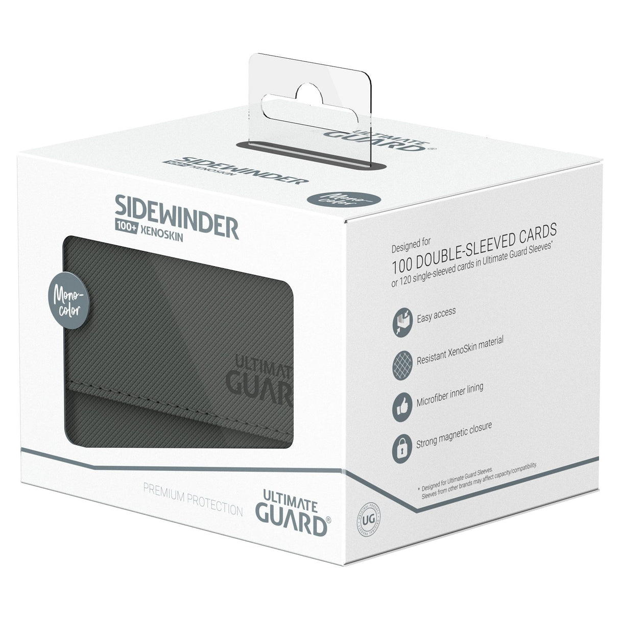 Ultimate Guard - Sidewinder 100+ Xenoskin Deck Box - Grey