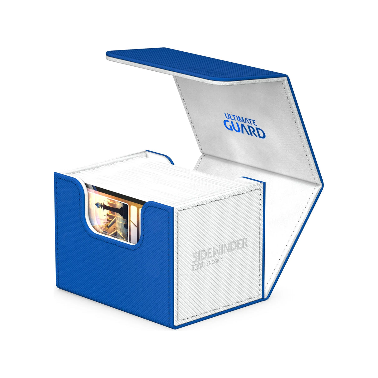 Ultimate Guard - Sidewinder 100+ SYNERGY Deck Box - Blue/White