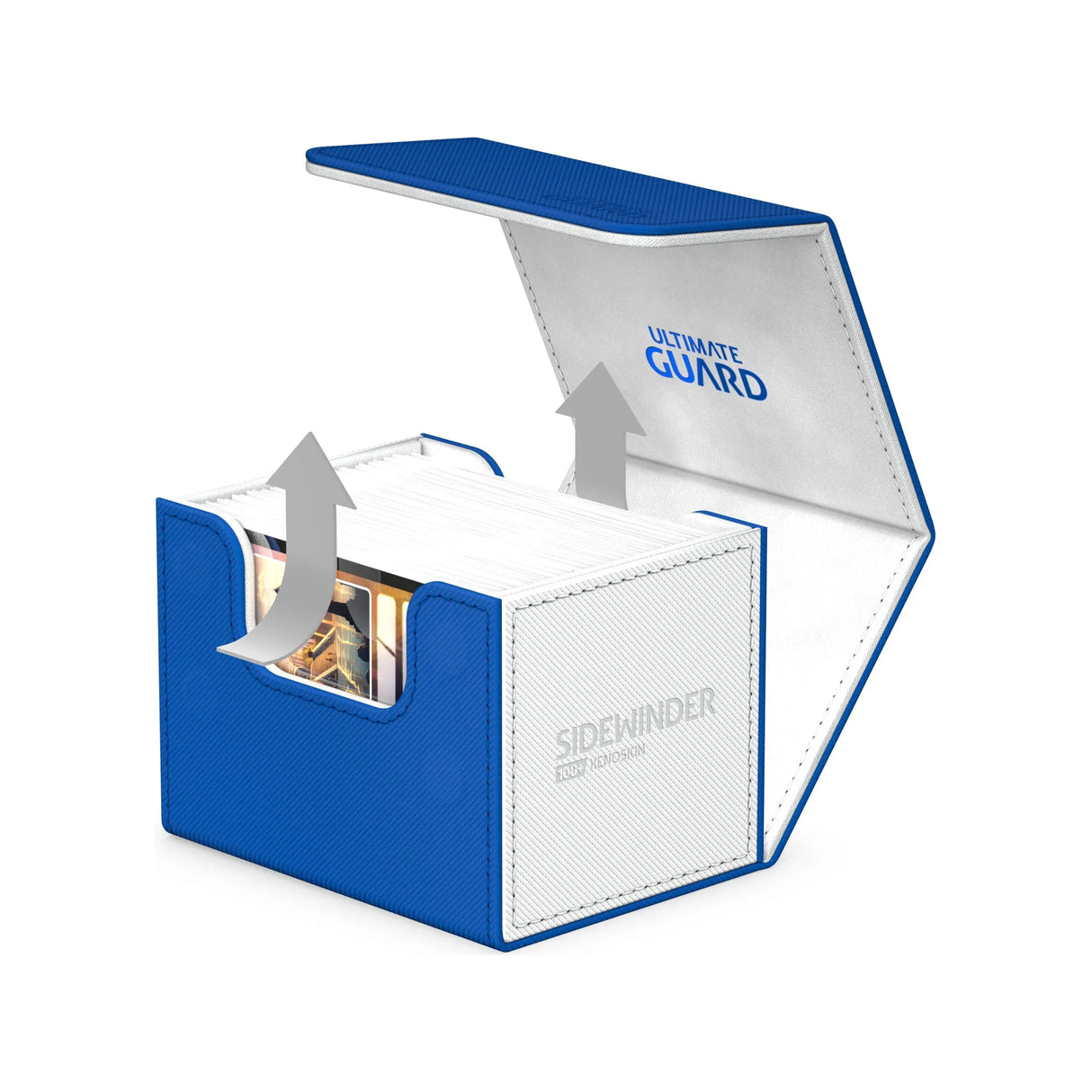 Ultimate Guard - Sidewinder 100+ SYNERGY Deck Box - Blue/White