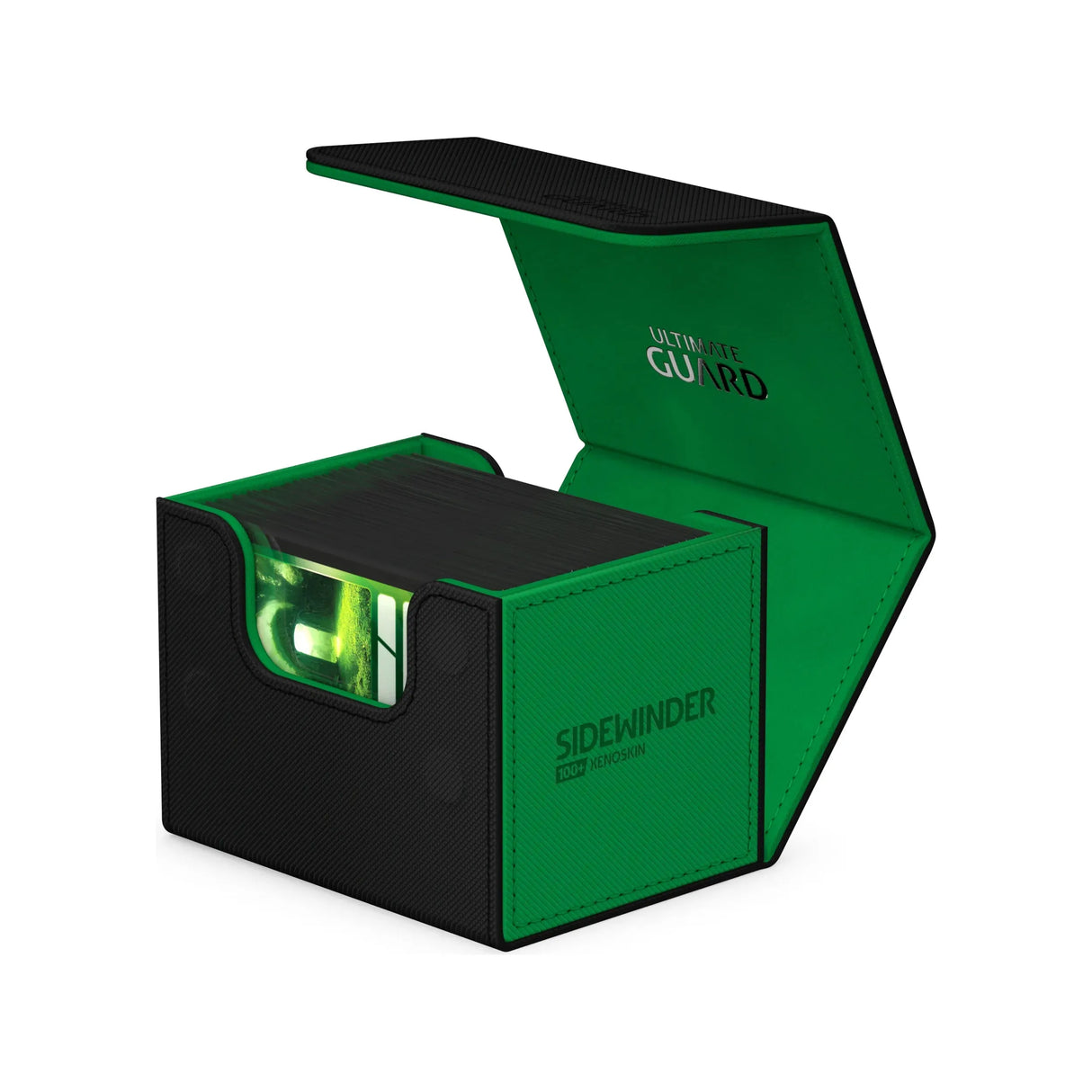 Ultimate Guard - Sidewinder 100+ SYNERGY Deck Box - Black/Green