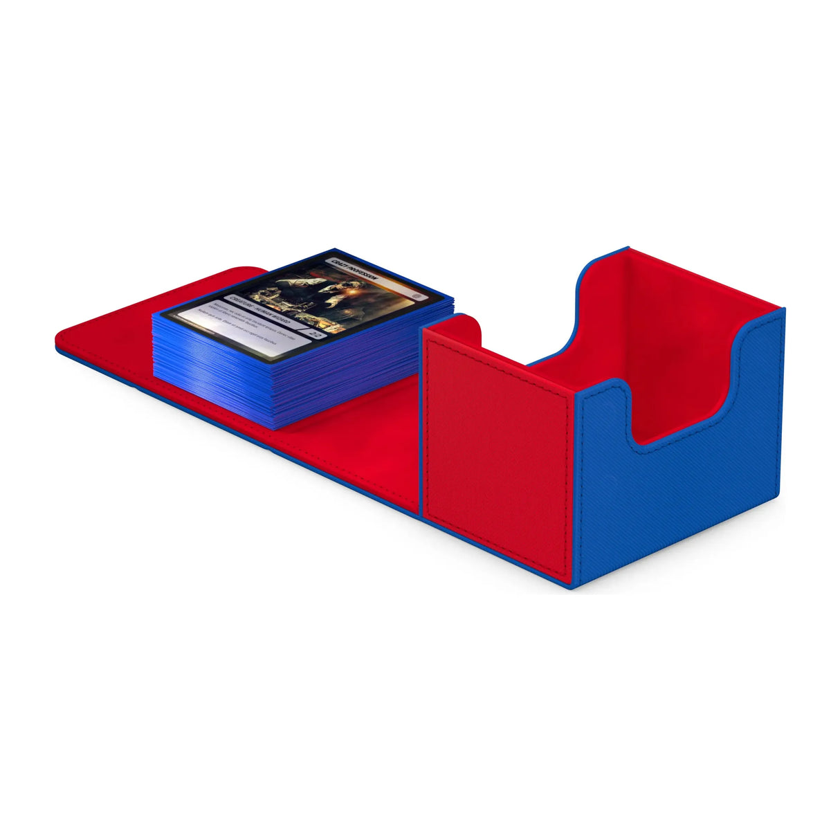 Ultimate Guard - Sidewinder 100+ SYNERGY Deck Box - Blue/Red