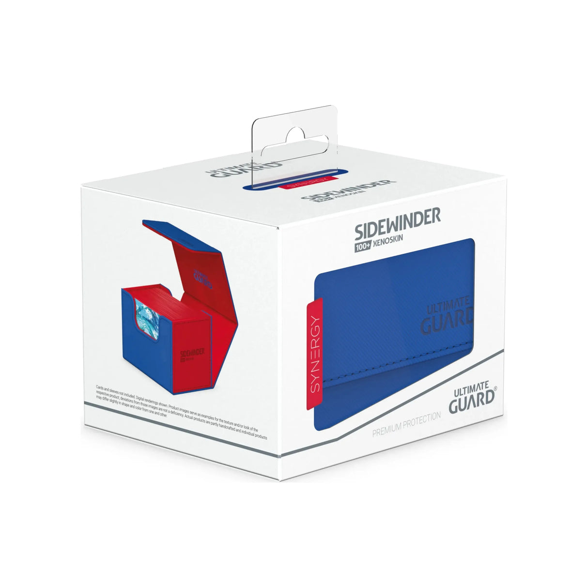 Ultimate Guard - Sidewinder 100+ SYNERGY Deck Box - Blue/Red