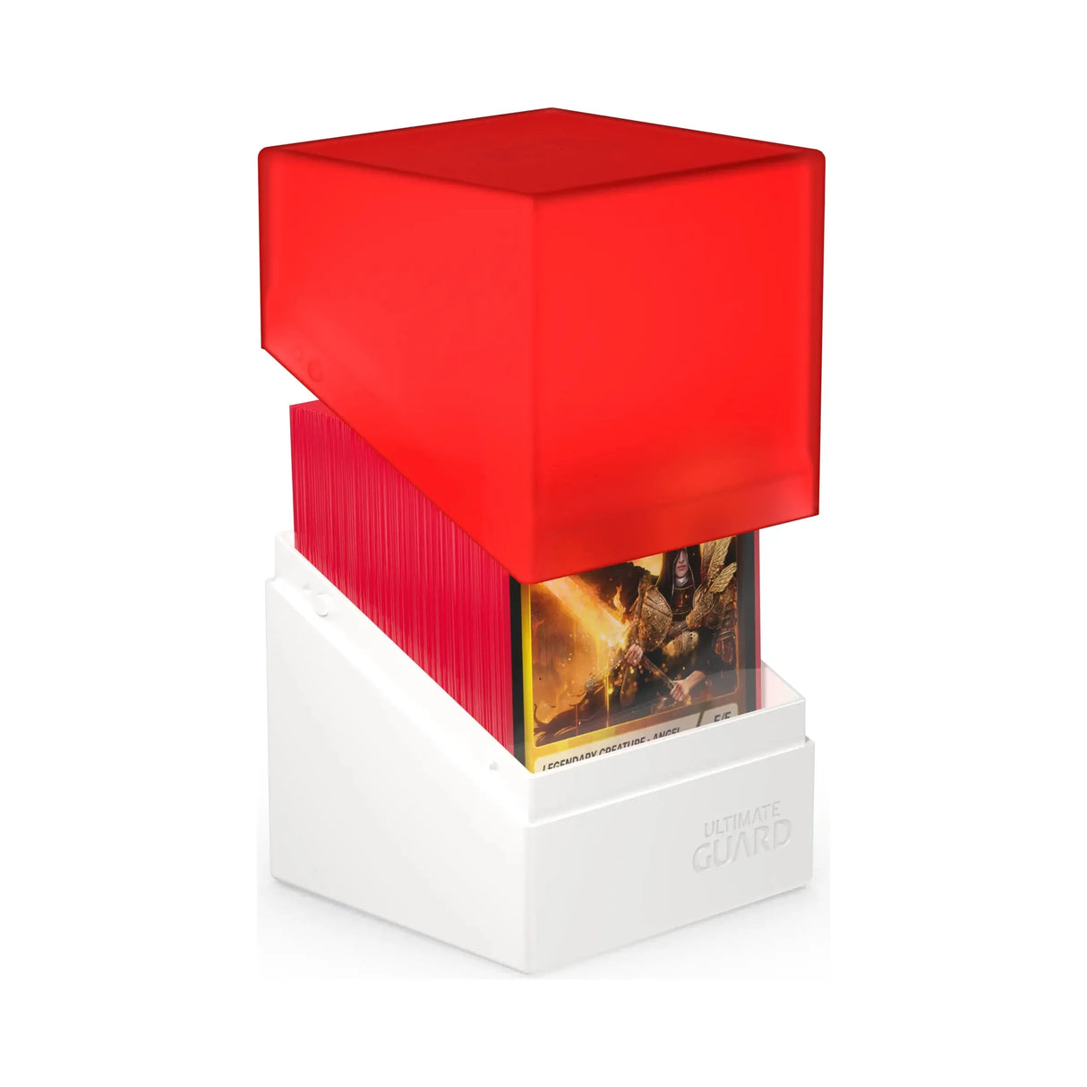 Ultimate Guard - Boulder 100+ SYNERGY Deck Box - Red/White