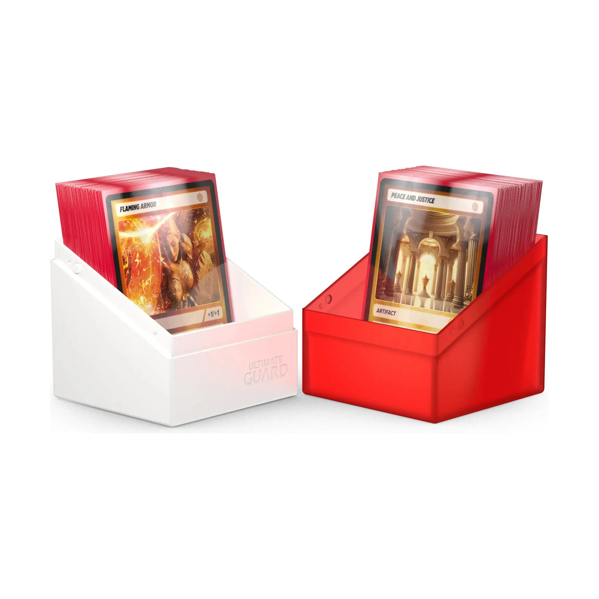 Ultimate Guard - Boulder 100+ SYNERGY Deck Box - Red/White
