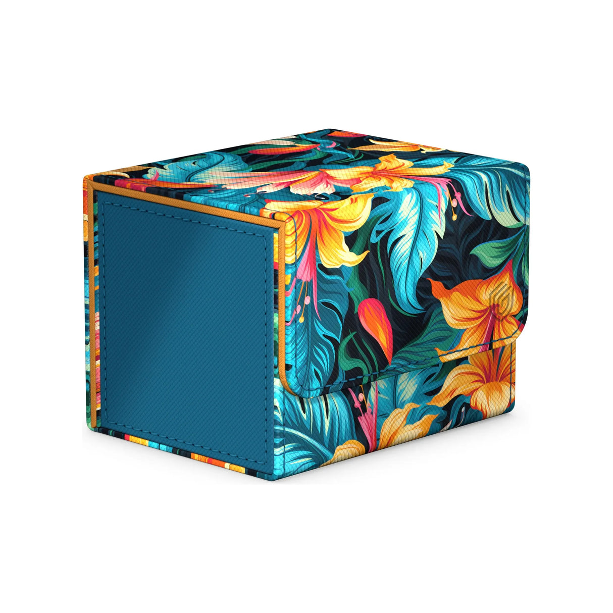 Ultimate Guard - Sidewinder 100+ Xenoskin Deck Box - Floral Places - Tulum Blue