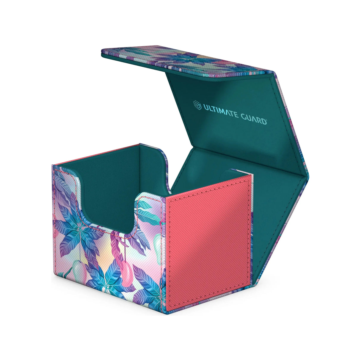 Ultimate Guard - Sidewinder 100+ Xenoskin Deck Box - Floral Places - Miami Pink