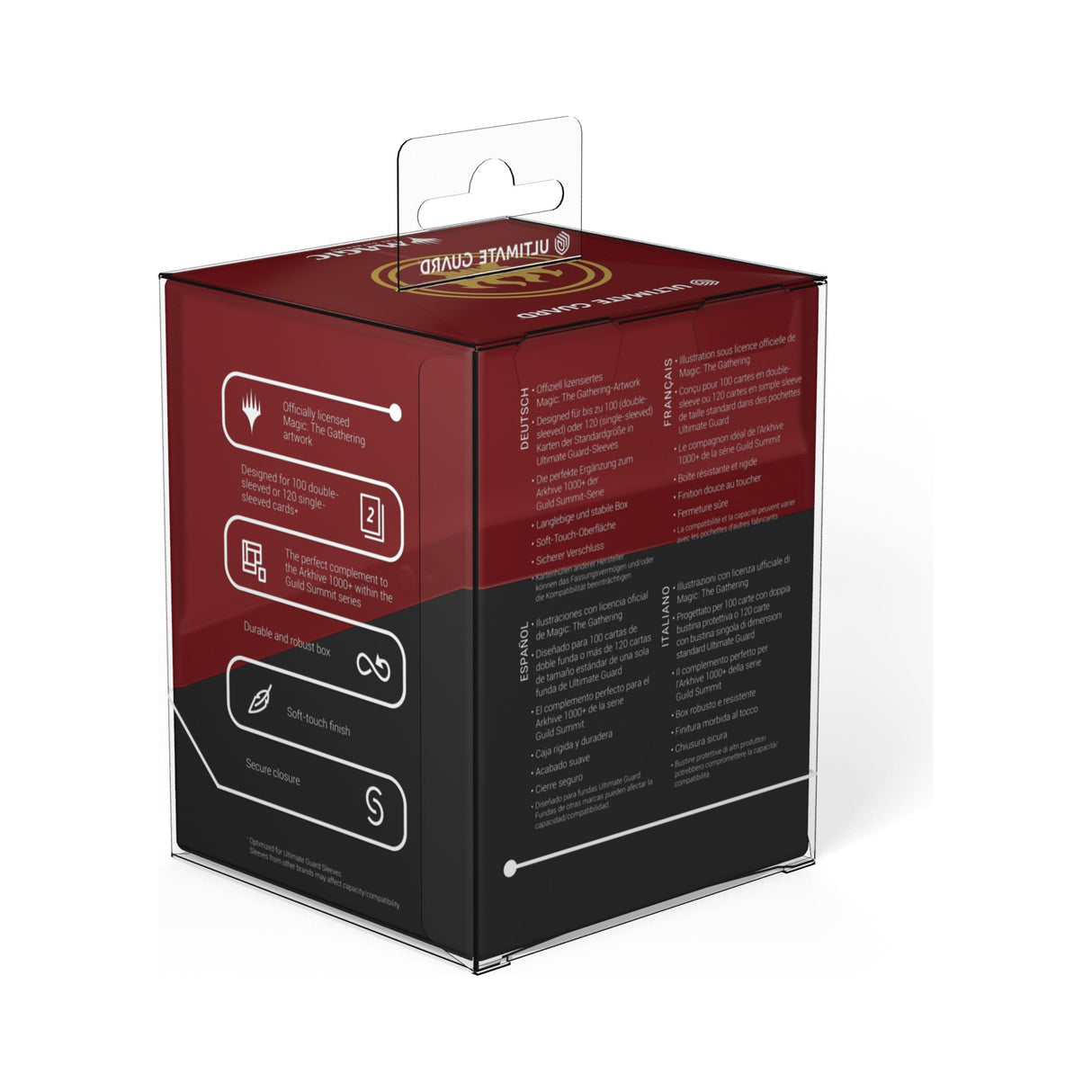 Ultimate Guard - Boulder 100+ Deck Box - Magic: The Gathering Guild Summit - Rakdos