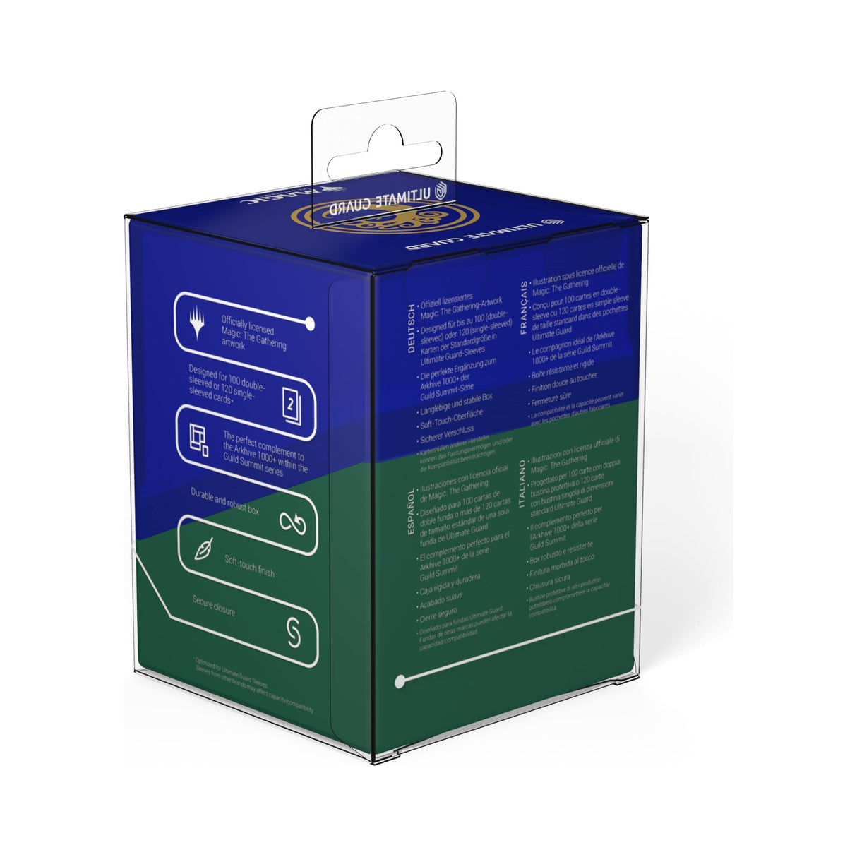 Ultimate Guard - Boulder 100+ Deck Box - Magic: The Gathering Guild Summit - Simic