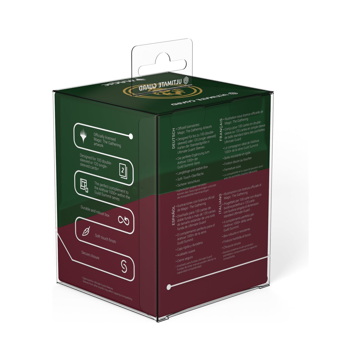 Ultimate Guard - Boulder 100+ Deck Box - Magic: The Gathering Guild Summit - Gruul