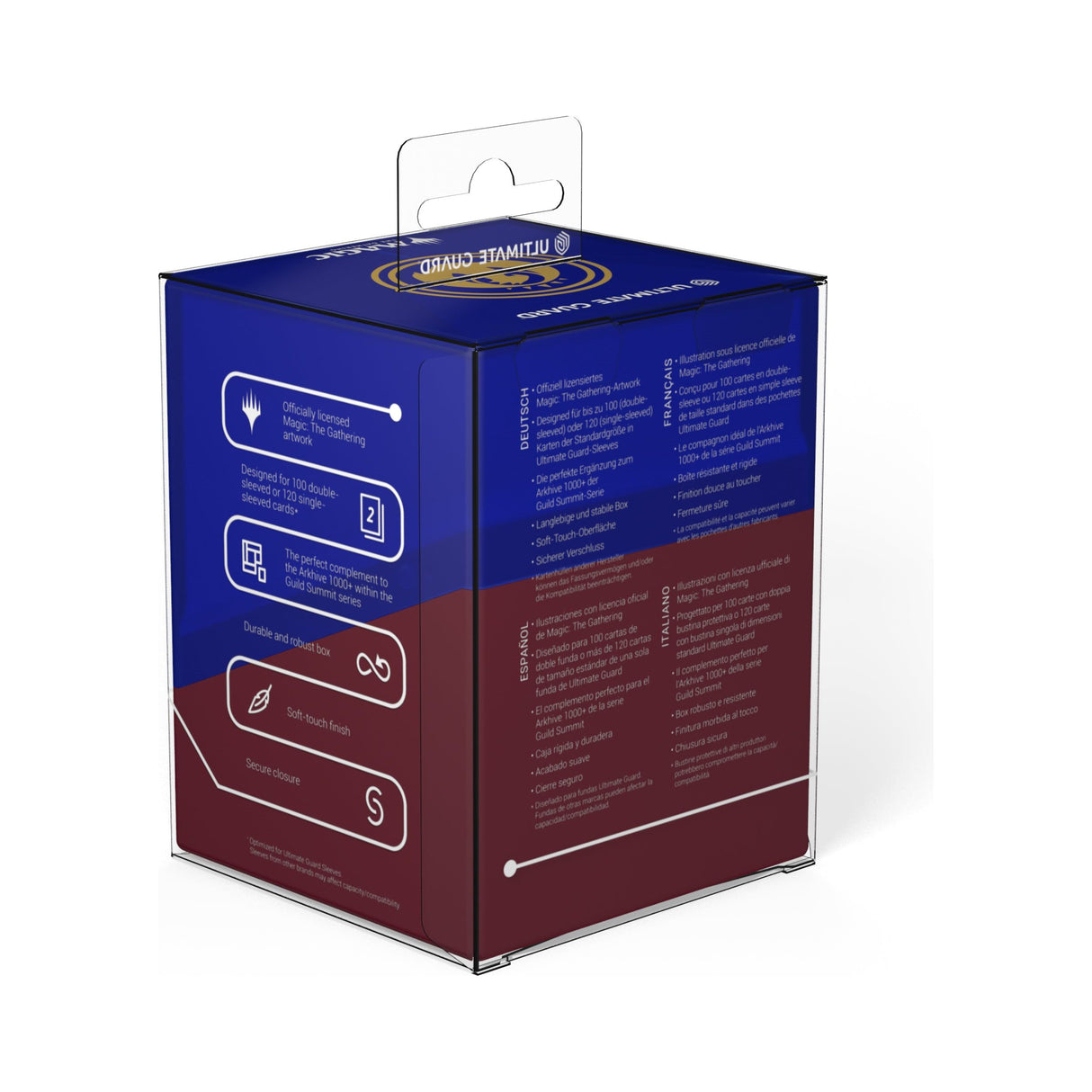 Ultimate Guard - Boulder 100+ Deck Box - Magic: The Gathering Guild Summit - Izzet