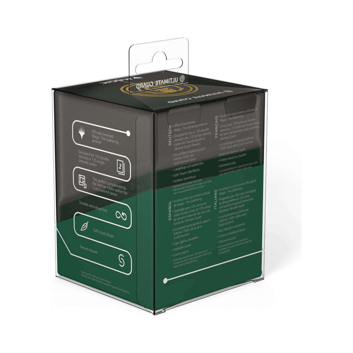 Ultimate Guard - Boulder 100+ Deck Box - Magic: The Gathering Guild Summit - Golgari