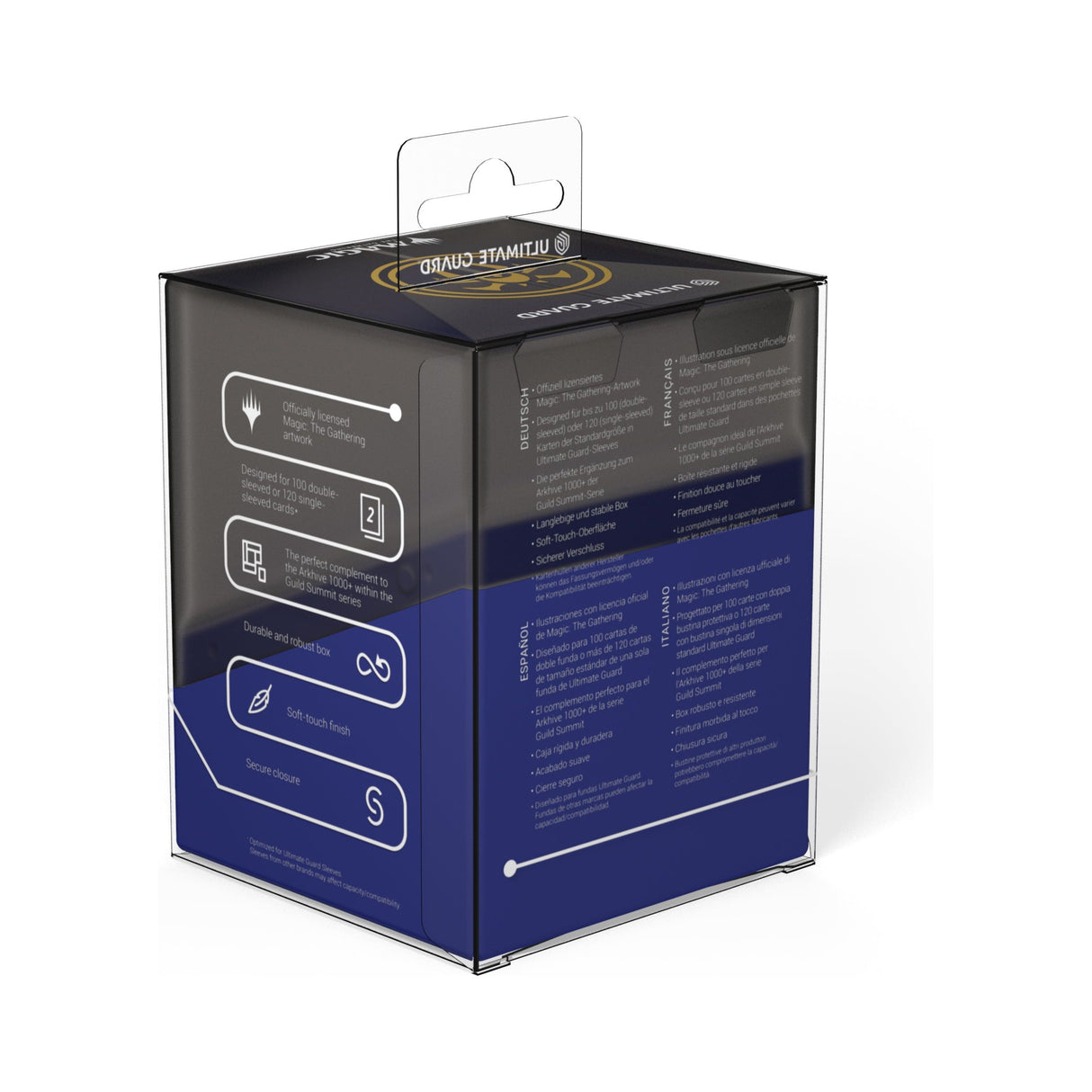 Ultimate Guard - Boulder 100+ Deck Box - Magic: The Gathering Guild Summit - Dimir