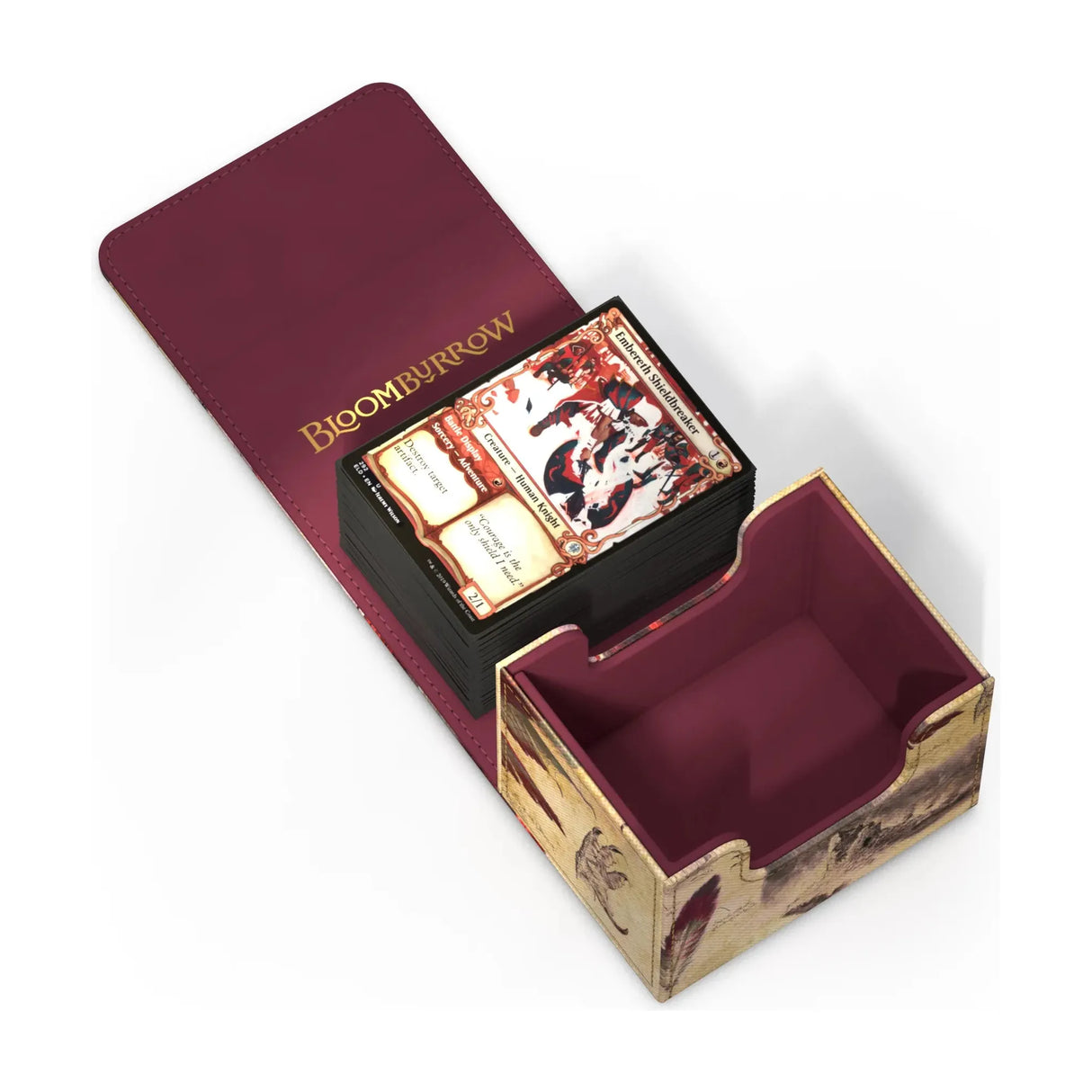 Ultimate Guard - Sidewinder 100+ Xenoskin Deck Box - Magic: The Gathering Bloomburrow - Dragonhawk, Fate's Tempest