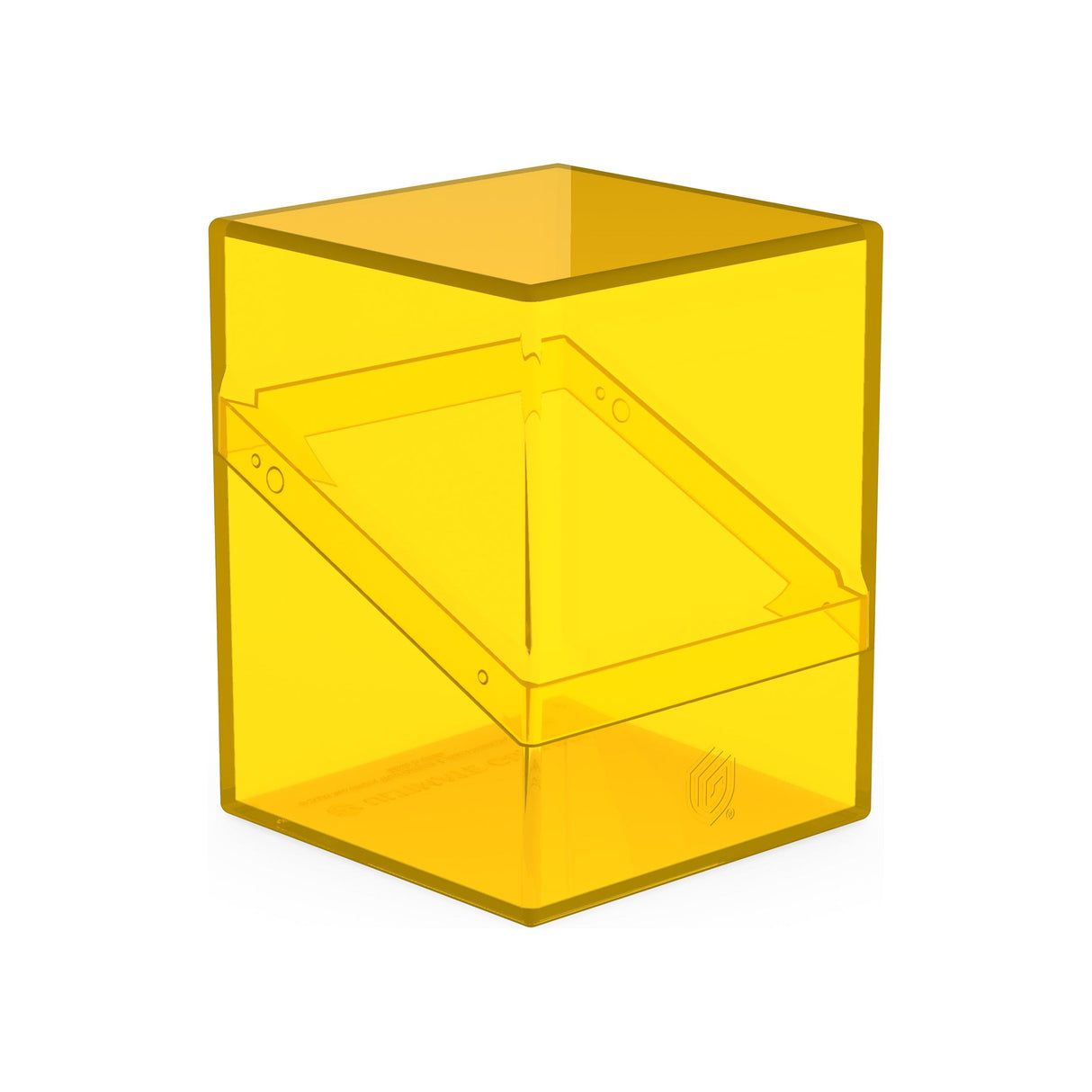 Ultimate Guard - Boulder 100+ Deck Box - Clear Yellow