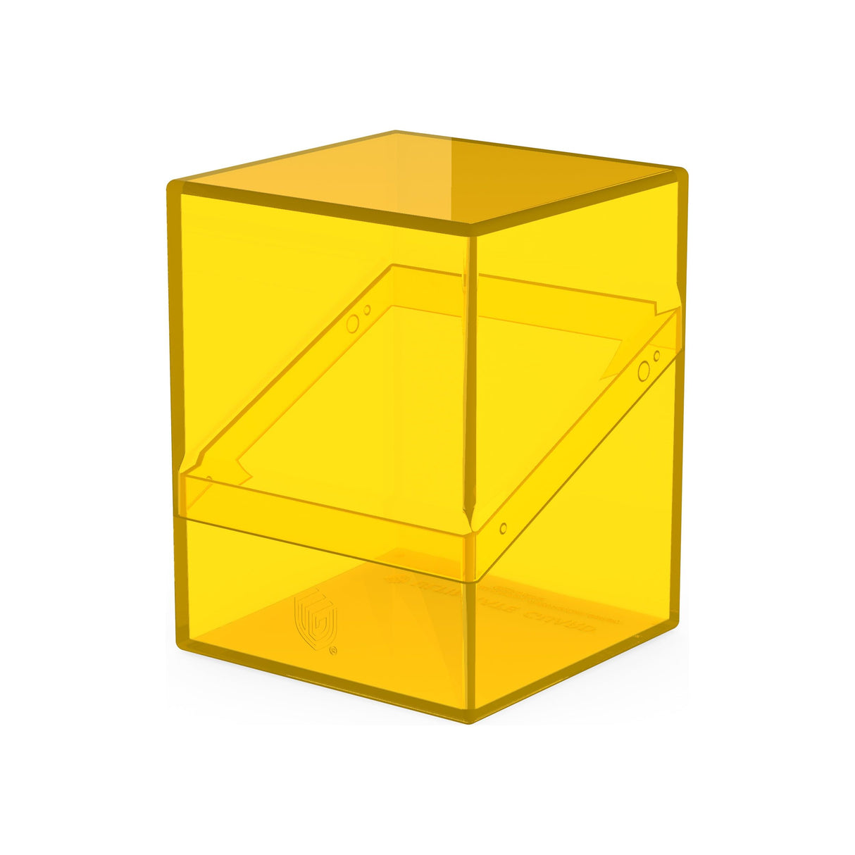 Ultimate Guard - Boulder 100+ Deck Box - Clear Yellow
