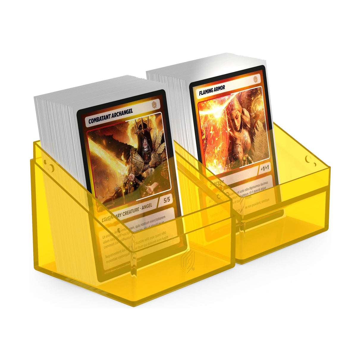 Ultimate Guard - Boulder 100+ Deck Box - Clear Yellow