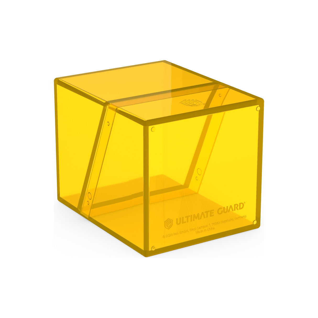 Ultimate Guard - Boulder 100+ Deck Box - Clear Yellow