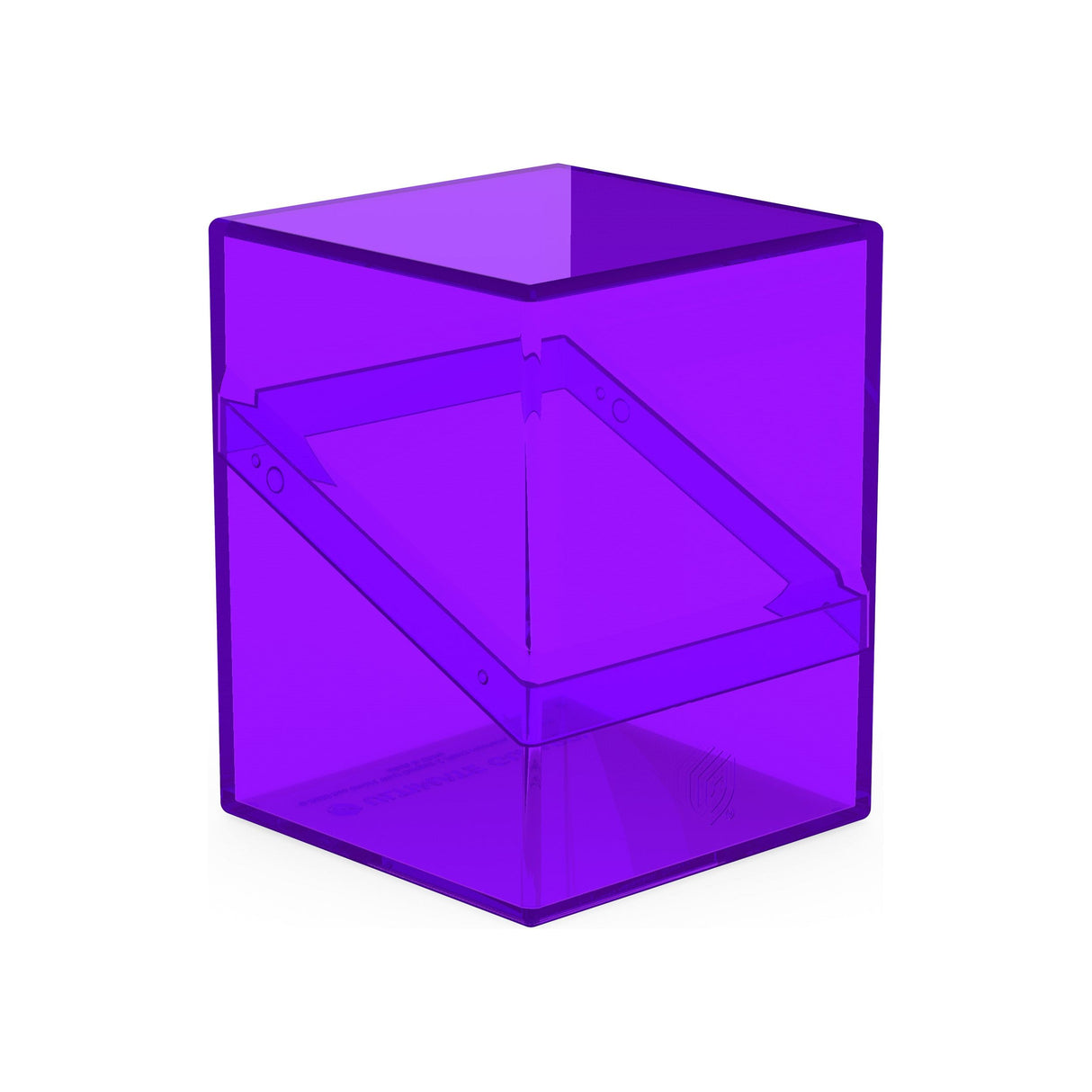Ultimate Guard - Boulder 100+ Deck Box - Clear Amethyst