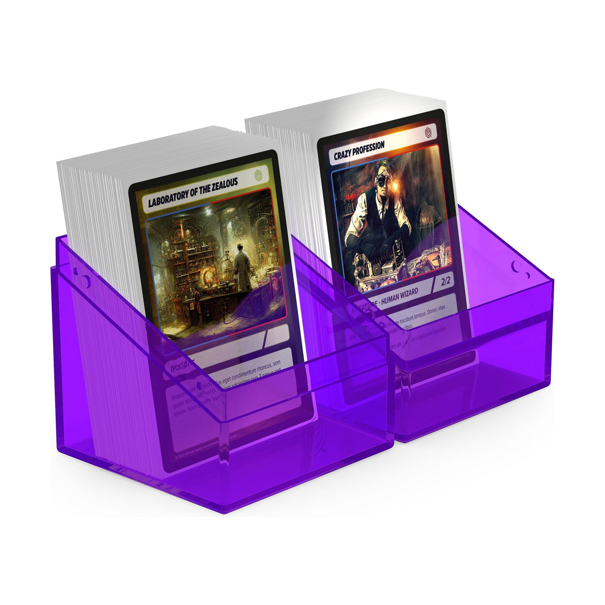 Ultimate Guard - Boulder 100+ Deck Box - Clear Amethyst