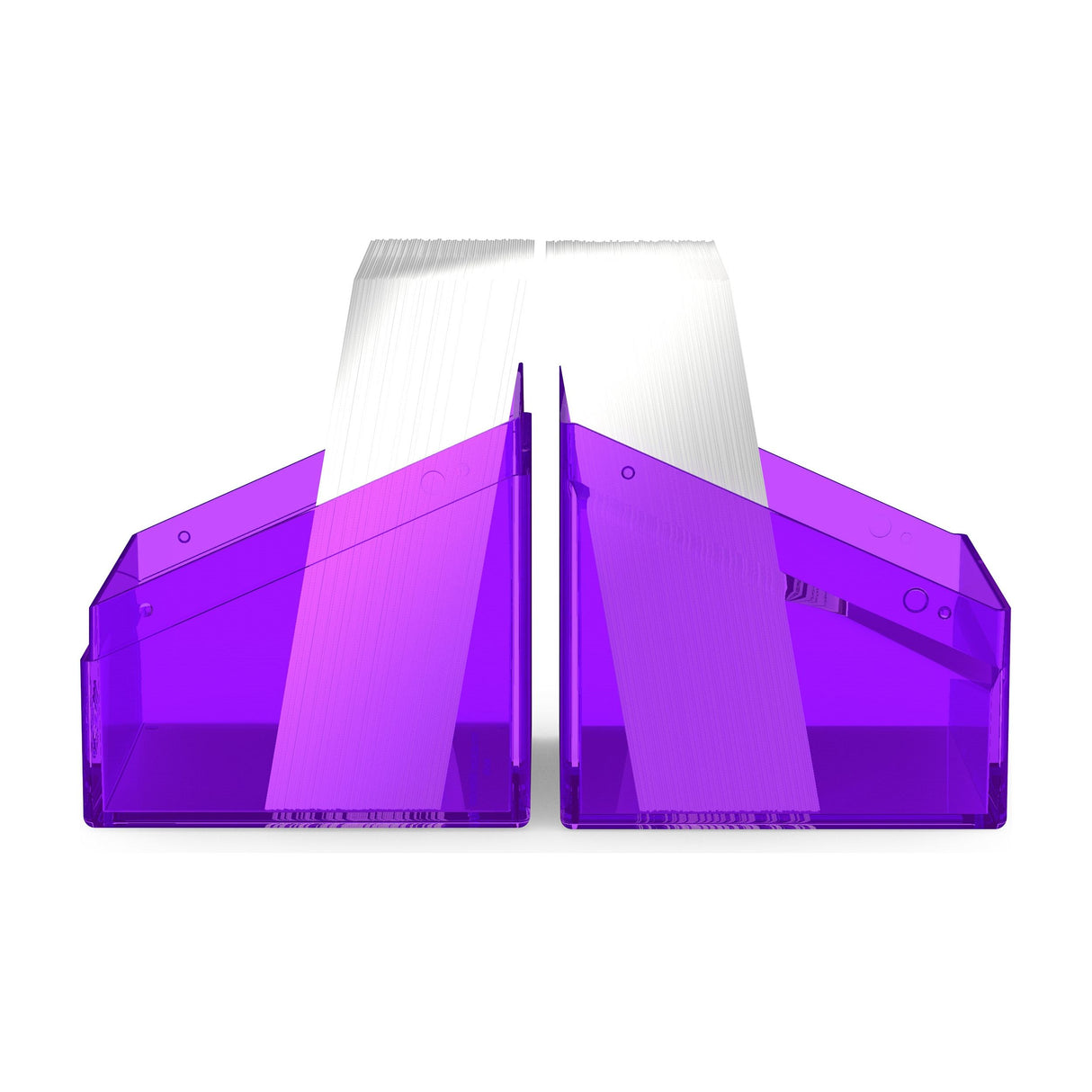 Ultimate Guard - Boulder 100+ Deck Box - Clear Amethyst