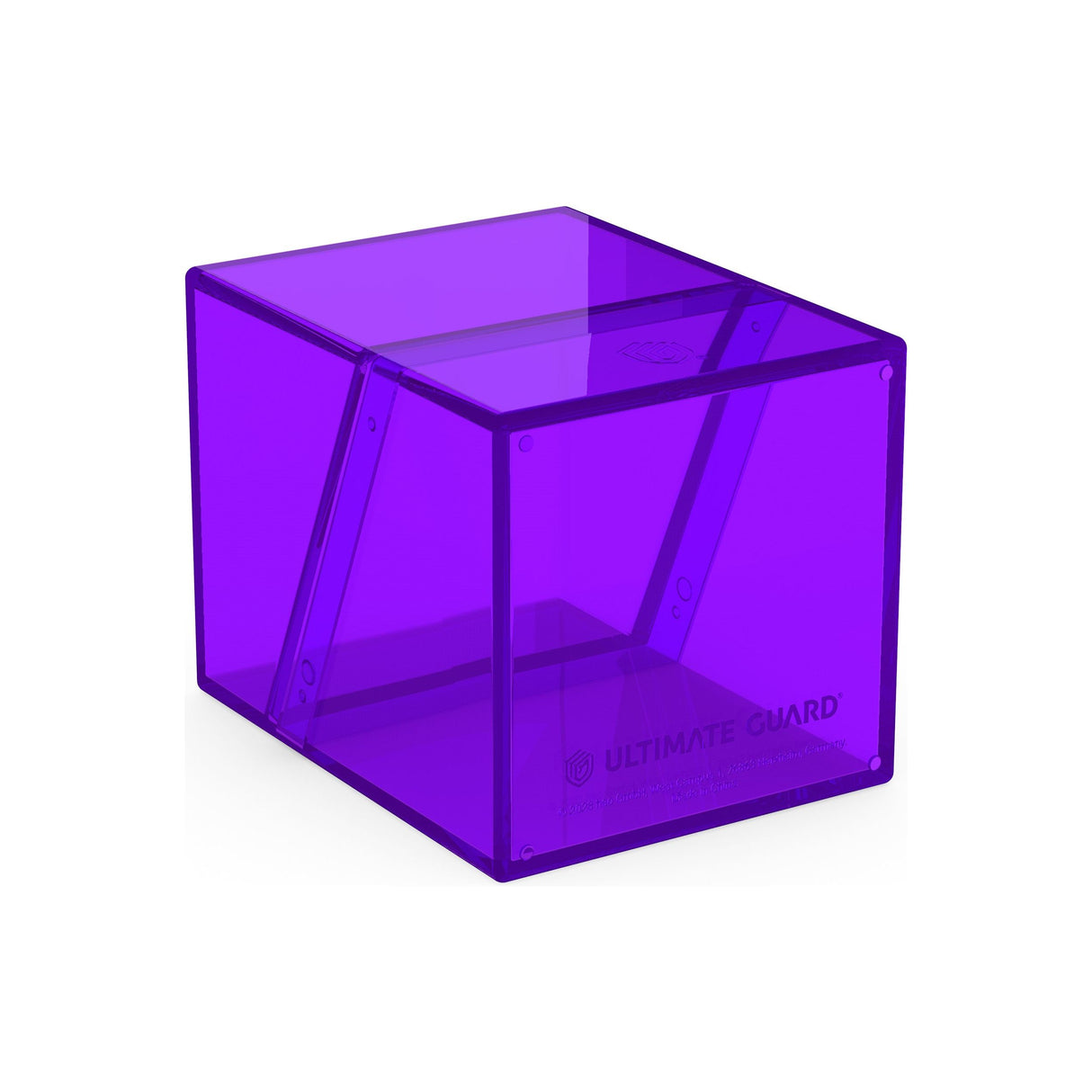 Ultimate Guard - Boulder 100+ Deck Box - Clear Amethyst