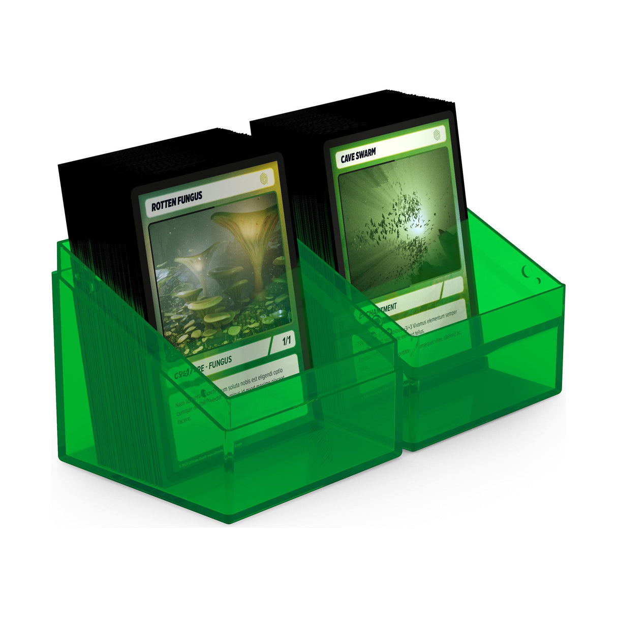 Ultimate Guard - Boulder 100+ Deck Box - Clear Green