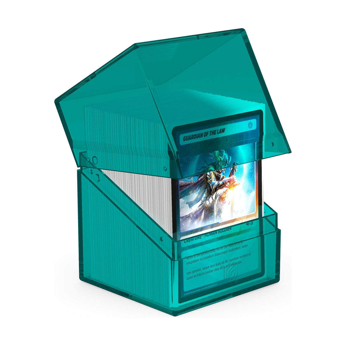 Ultimate Guard - Boulder 100+ Deck Box - Clear Malachite
