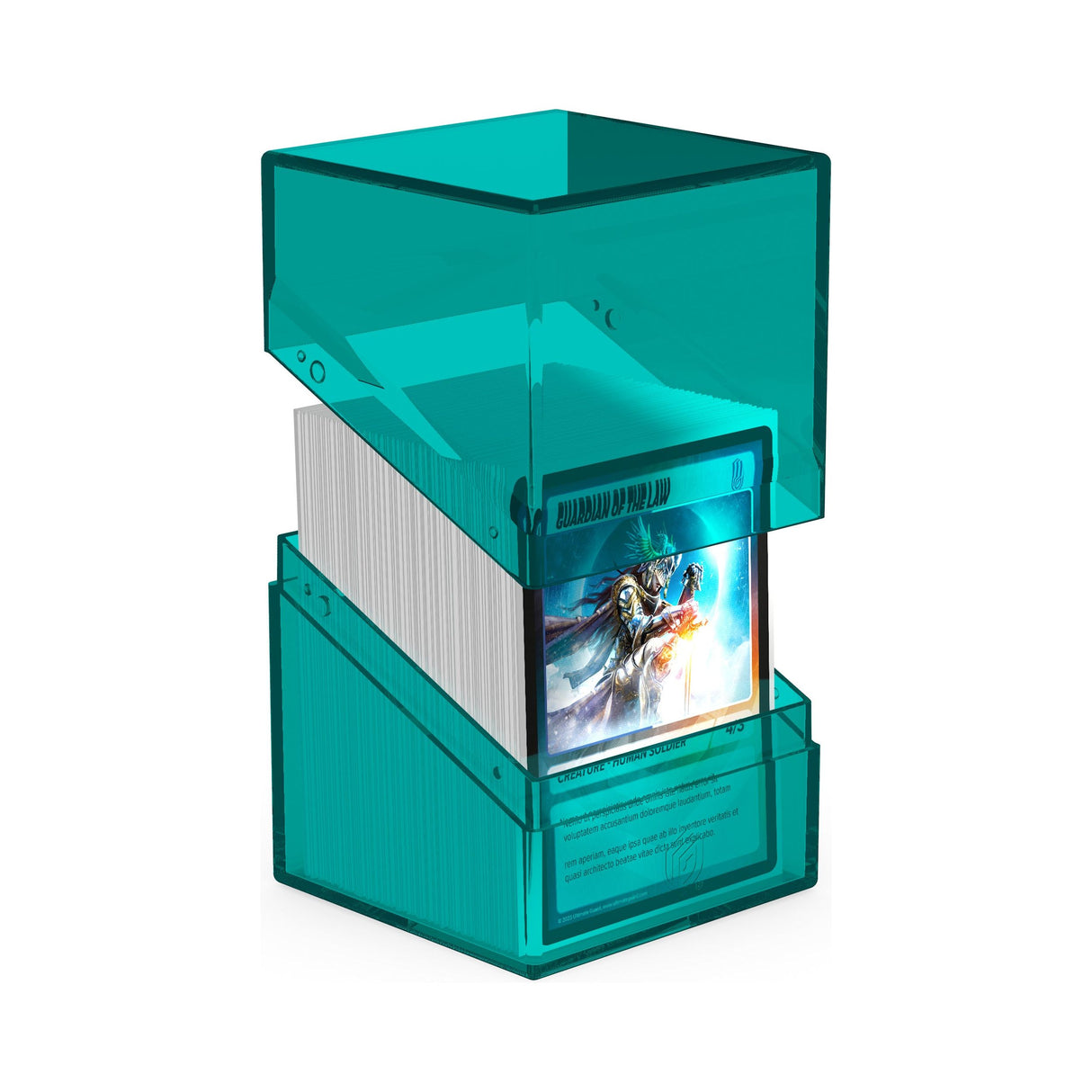 Ultimate Guard - Boulder 100+ Deck Box - Clear Malachite