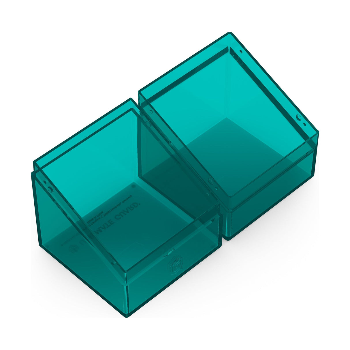 Ultimate Guard - Boulder 100+ Deck Box - Clear Malachite