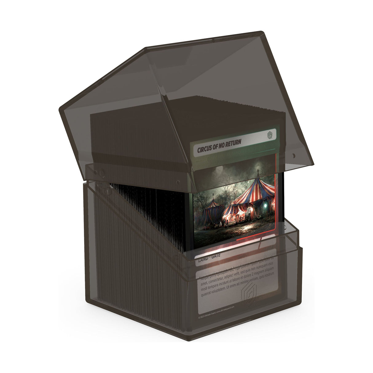 Ultimate Guard - Boulder 100+ Deck Box Clear Onyx